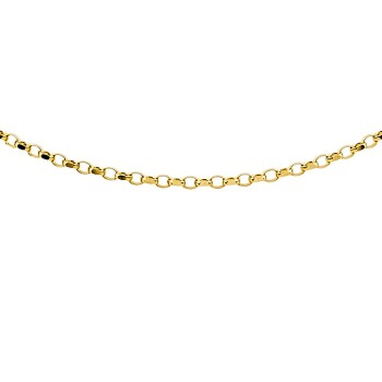 9ct gold 2.1g 18 inch belcher Chain